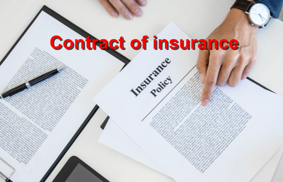 Contract of insurance