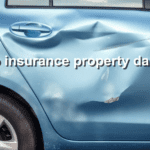 Auto insurance property damage